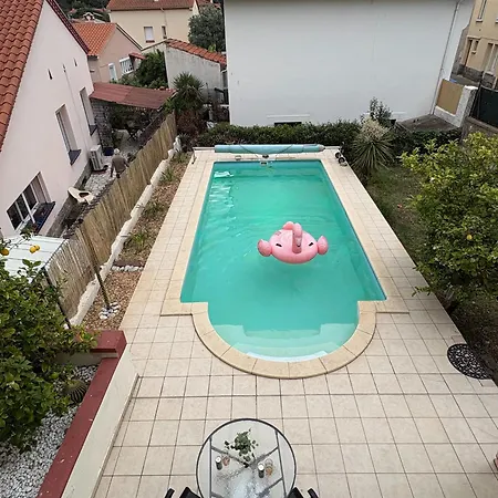 Tatil Evi Mendoza - Soleil Du Sud & Piscine Amélie-les-Bains-Palalda